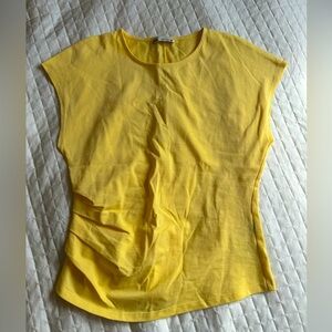 Zara Yellow Women's Top